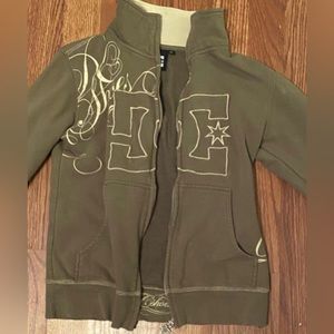 y2k olive green DC jacket
